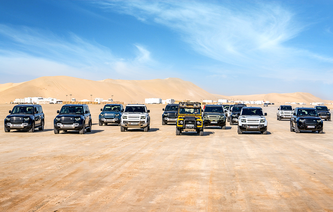 فخامة لا متناهية، ومغامرة بلا حدود: رحلة برية ممتعة عبر قطر مع ديفندر 90، 110 و130